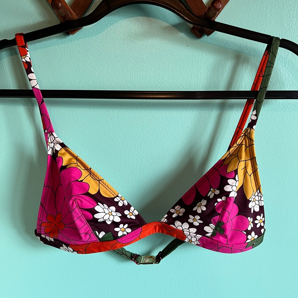 🆕 Dodo Bar Or Rachelle Floral Bikini Top